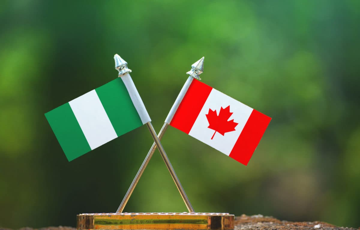 nigeria canada flags